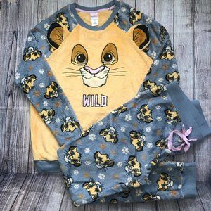 DISNEY The Lion King Pajama Set Pullover & Pants M